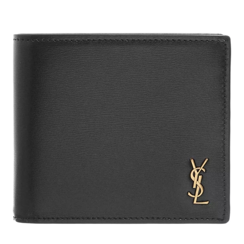 Saint Laurent Wallet Black Tvåveckad plånbok