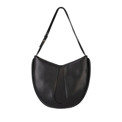 Themoirè Tote Tike Vegan Black Shopping Bag Black