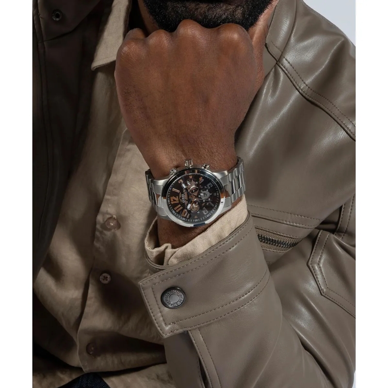 Guess Automatikuhr Quarz-Analoguhr Parker schwarz(Image 5)