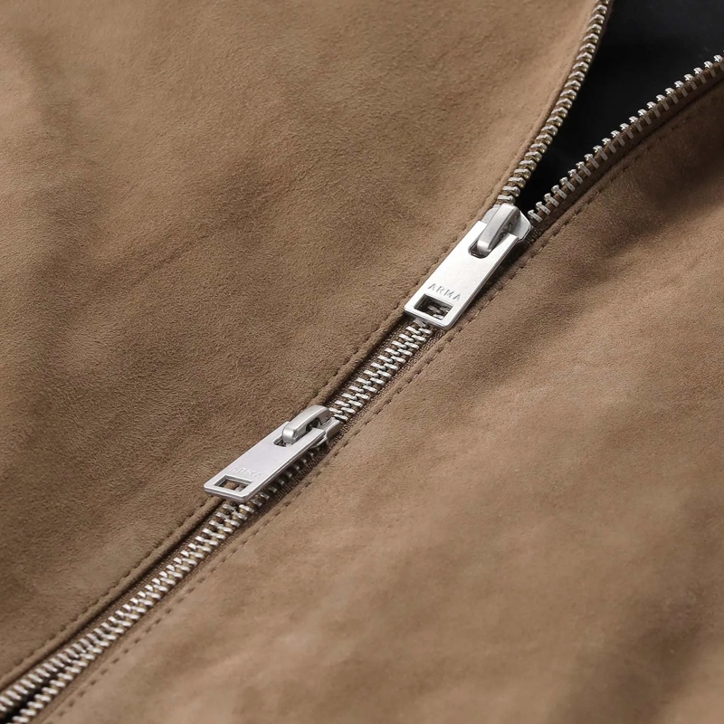 Arma Übergangsjacke Jacke Didier aus Veloursleder braun(Image 3)