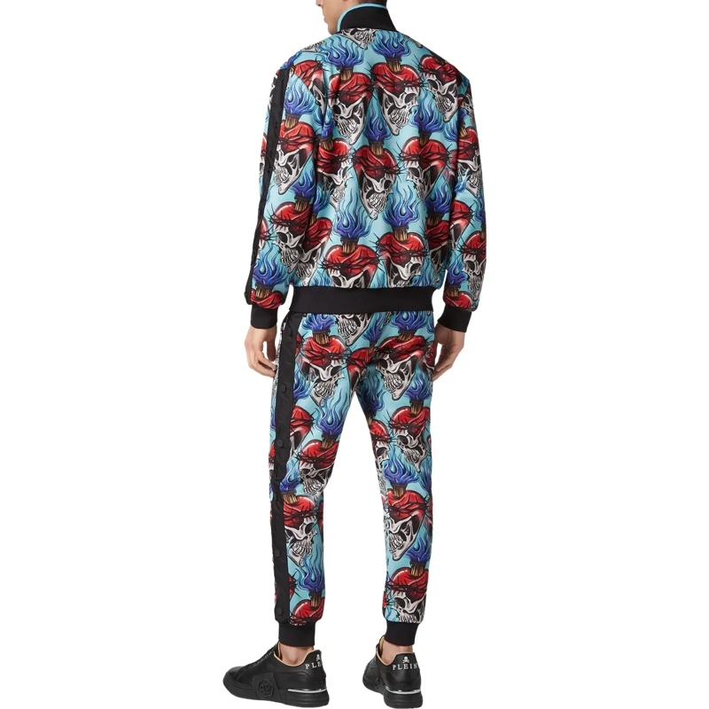 Philipp Plein Jogginghose Jogginganzug Tattoo türkis(Image 2)