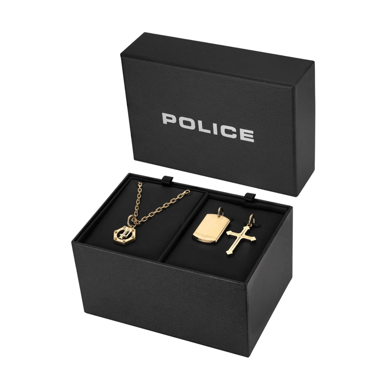 Police  Herrenkette Triplelock- Herrenkette- Farbe: gol gold(Image 4)