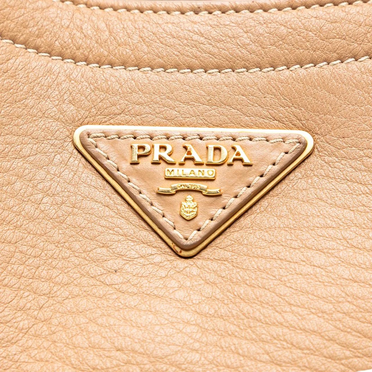 Thumbnail - Prada Hobo Bags - Cervo Satchel - Gr. unisize - in Braun - für Damen