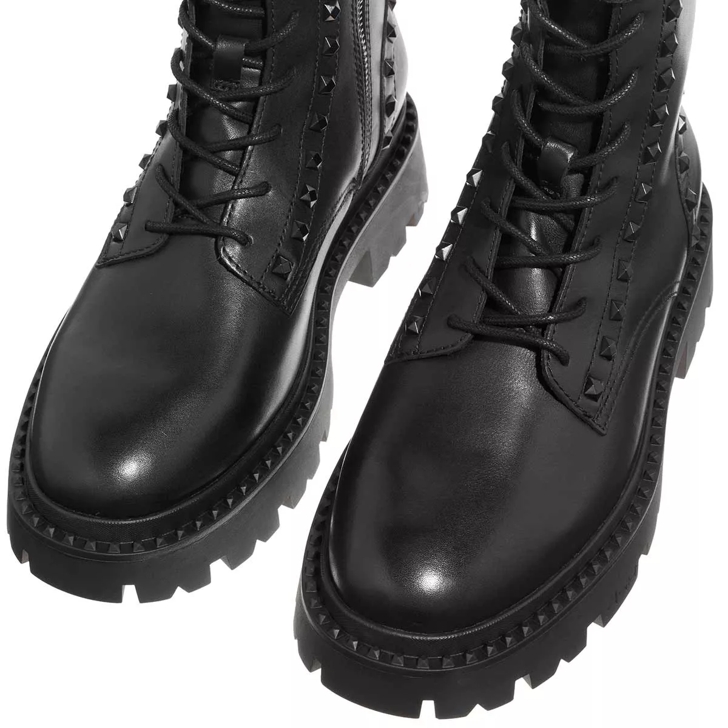 Black lace up sales boots with studs