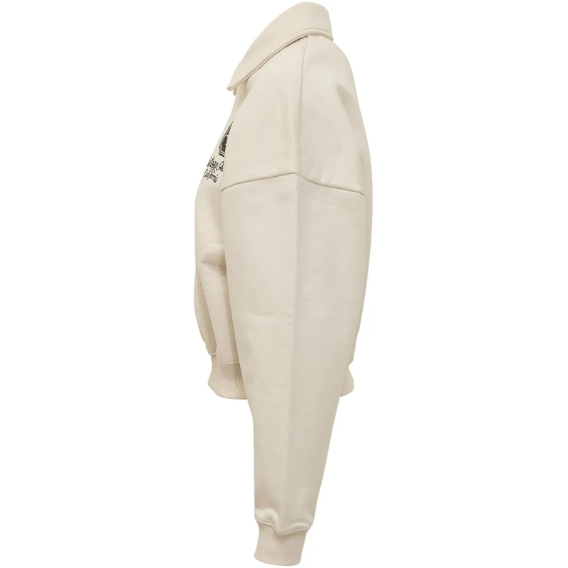 Amiri  Chateau Polo Sweater con Ricamo Frontale weiß(Image 3)