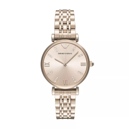 Emporio Armani AR11059 Expanding Strap Metal Watch Pastelrosé Dresswatch