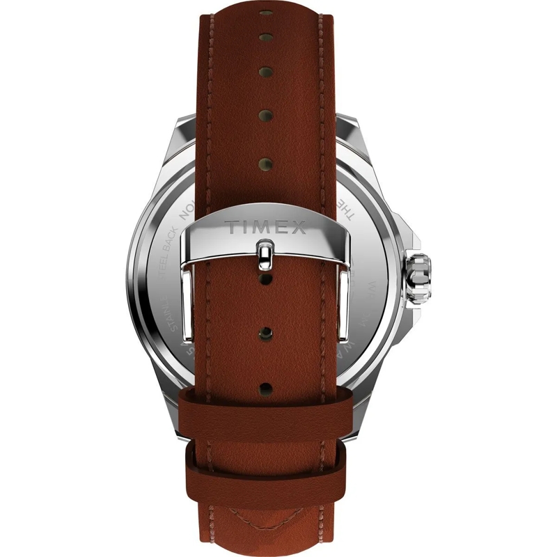 Timex Quarzuhr Quarz Analog Uhr Essex Ave 46 braun(Image 3)