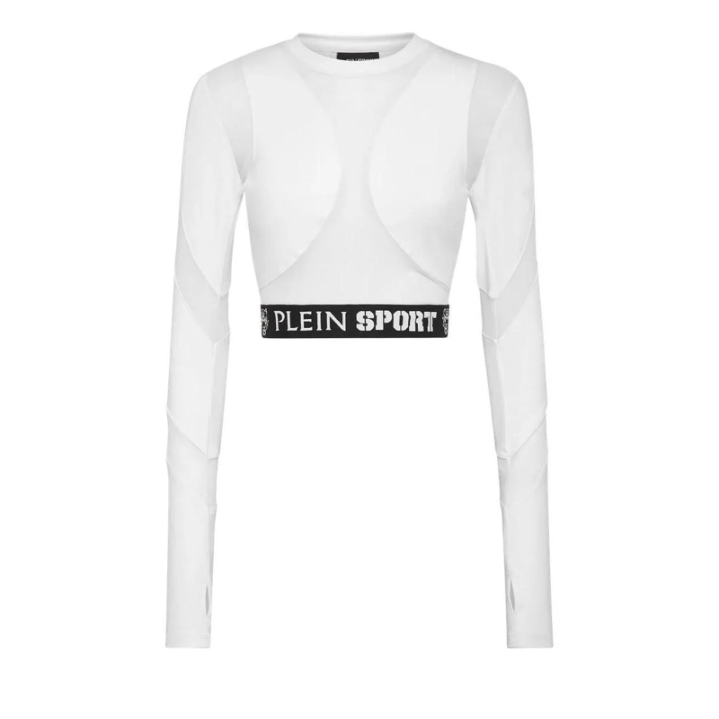 Plein Sport Top Sport Top Multicut weiss