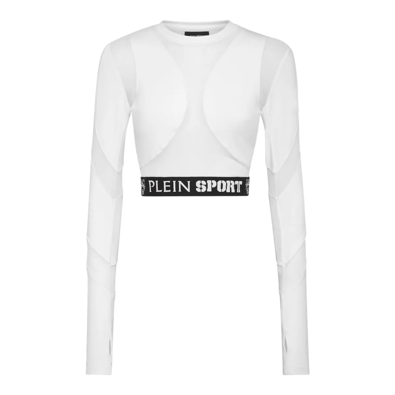 Plein Sport Top Sport Top Multicut weiss