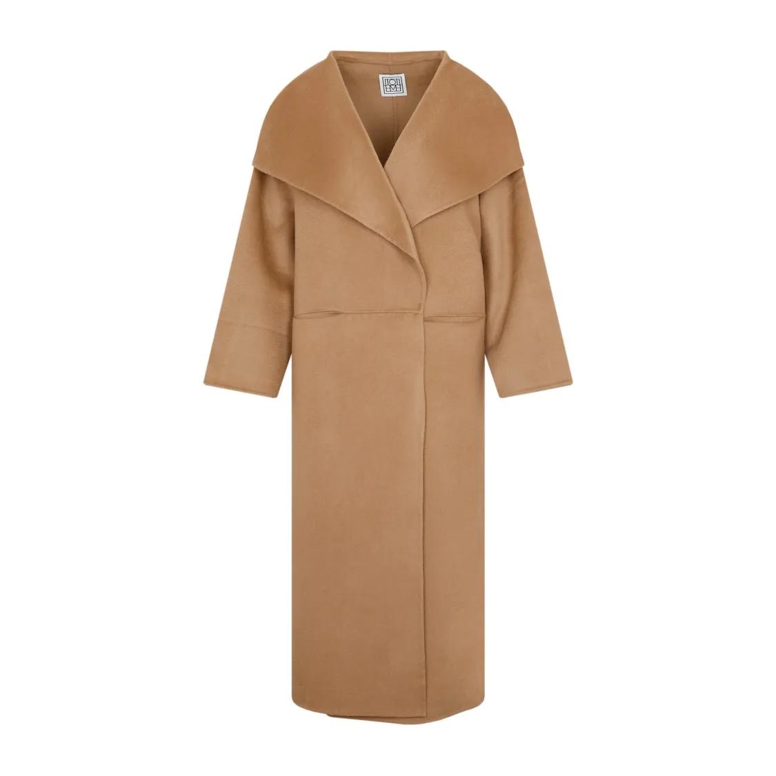 TOTEME - Totême Signature Wool Cashmere Coat - Größe XS - braun