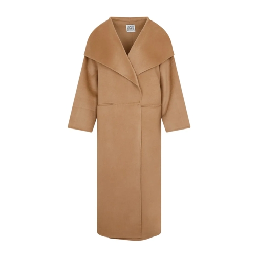 TOTEME Totême Signature Wool Cashmere Coat Brown 