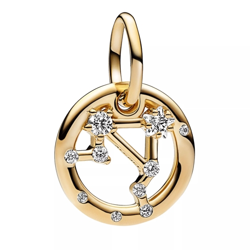 Pandora Libra Zodiac Dangle Charm gold Pendentif