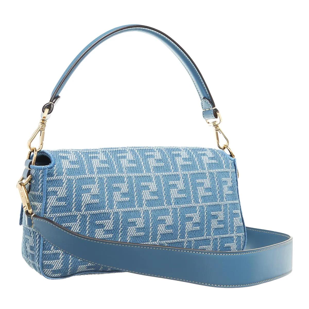 Fendi Crossbody bags Baguette Flap Bag in blauw