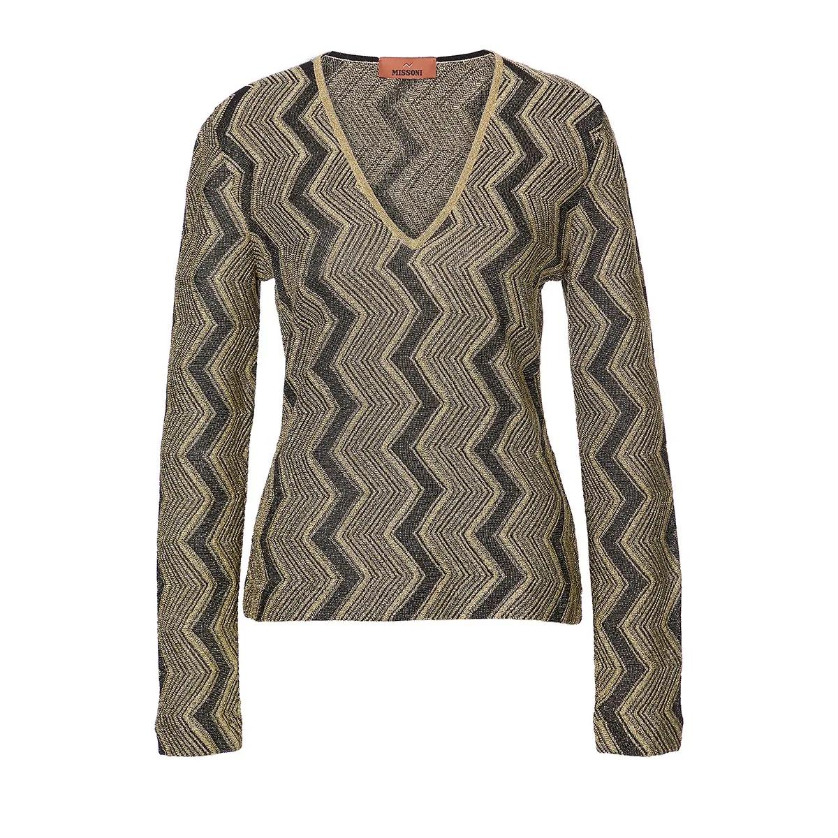 Thumbnail - Missoni - V-Neck Sweater - Größe I46 - black
