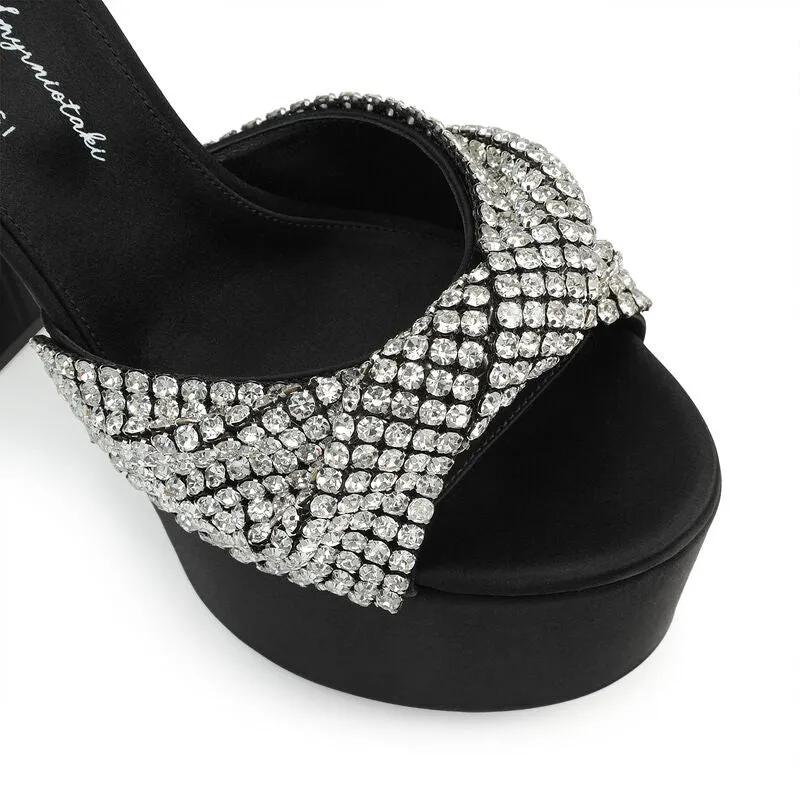 Thumbnail - sergio rossi Sandalen - Evangelie Sandal Heel 80 - Gr. 38,5 (EU) - in Schwarz - für Damen