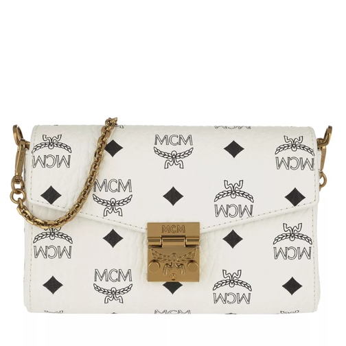 MCM Patricia Visetos Small Belt Bag White Cross body-väskor