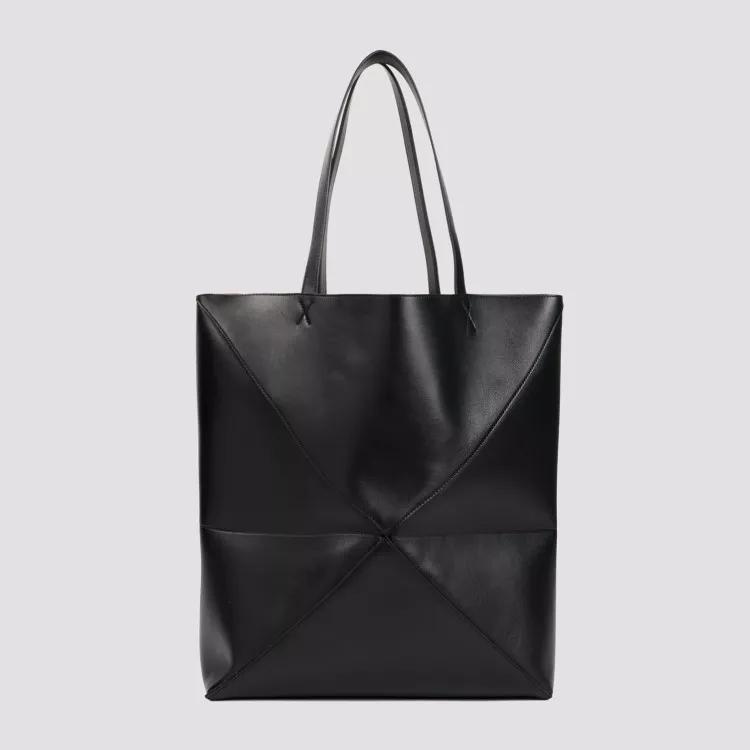 Loewe Totes & shoppers Puzzle Fold Large Tote in zwart