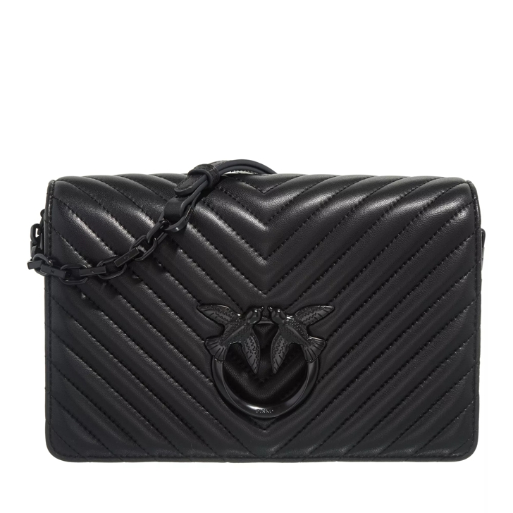 Pinko Love Click Classic Black Crossbody Bag