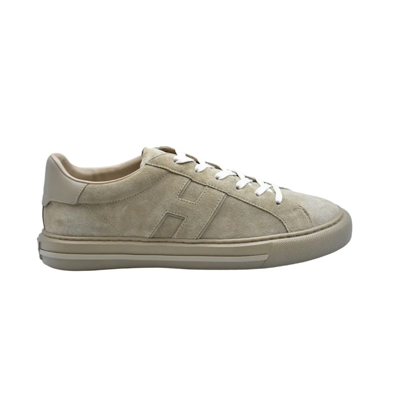 Hogan Lage-top sneaker Deserto Suede Low-Top Sneakers Grey