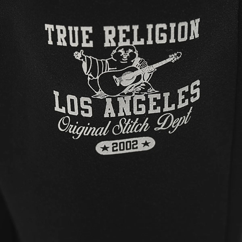 True Religion Hose Jogginghose MESH schwarz(Image 5)