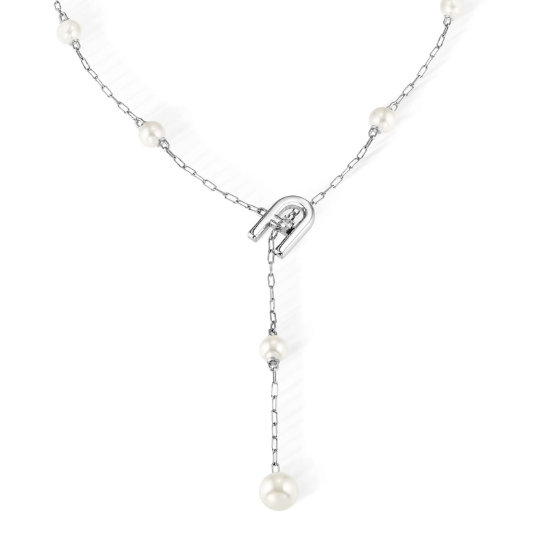 Furla Mittellange Halskette Halskette Furla Arch Pearl silber(Image 3)