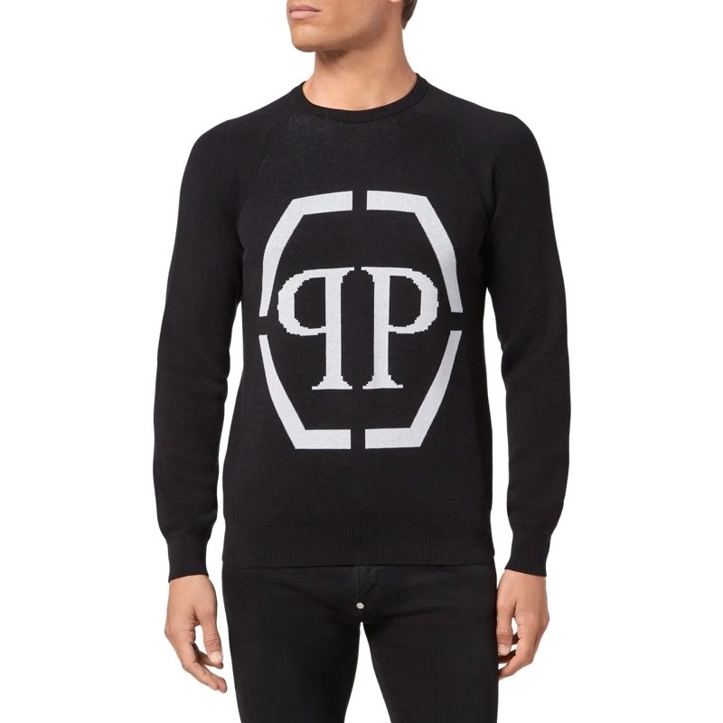 Philipp Plein Sweatshirt Rundhalspullover schwarz(Image 3)