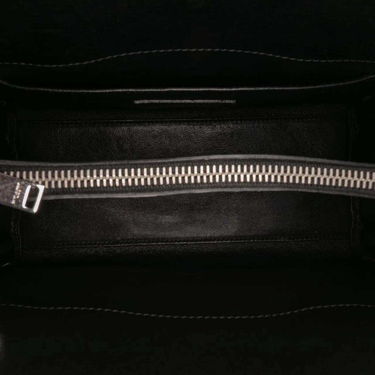 Thumbnail - Saint Laurent Hobo Bags - Baby Leather Patch Embellished Sac De Jour Satchel - Gr. unisize - in Schwarz - für Damen