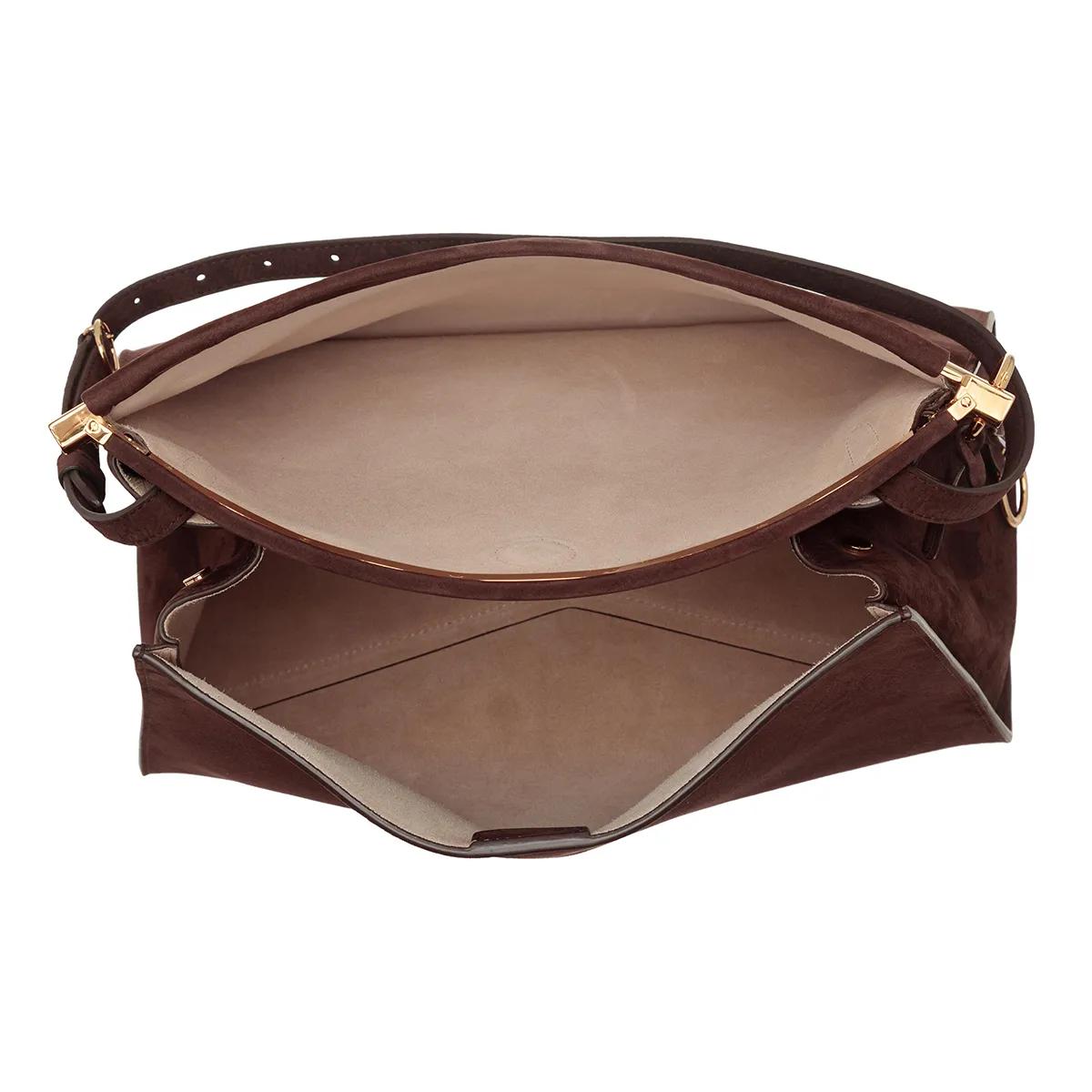 Thumbnail - Alaia Schultertaschen - Le Click Medium - Gr. unisize - in Braun - für Damen