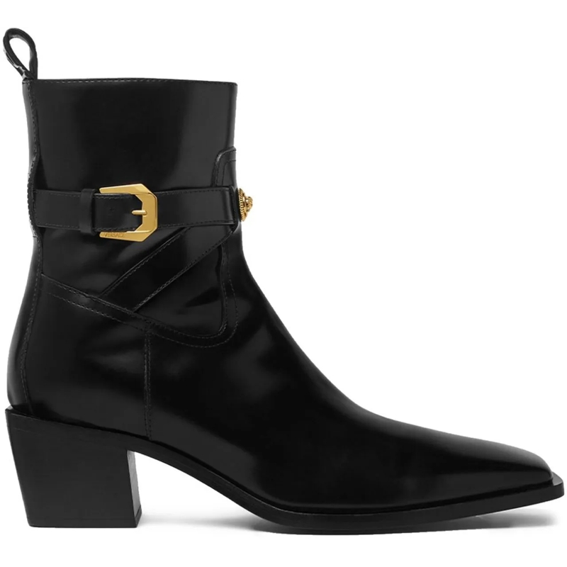 Versace Bottes Boots Black schwarz