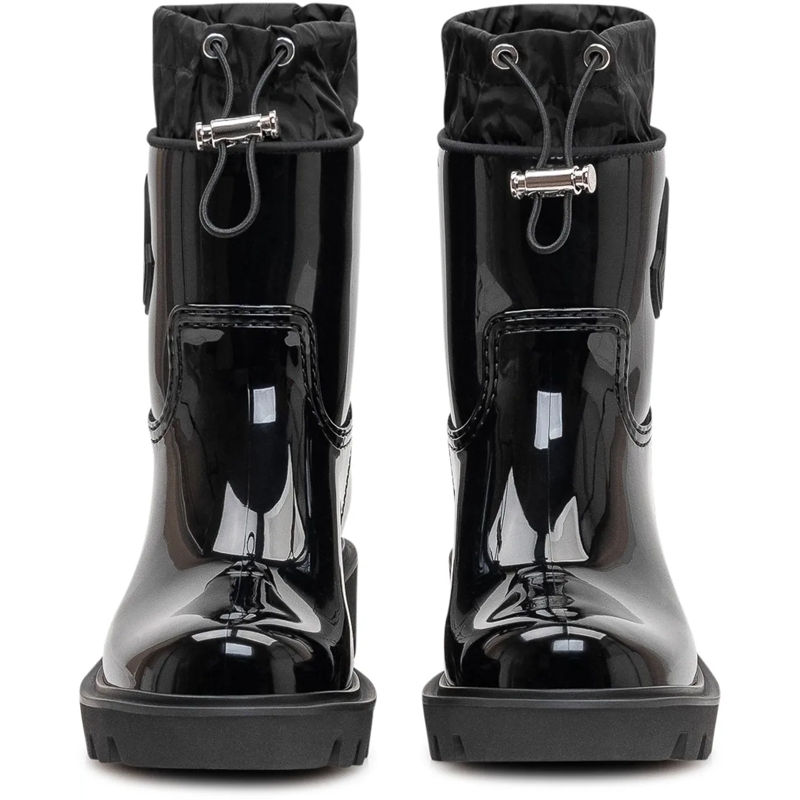 Moncler Stiefel Stivale da Pioggia Kickstream con Suola Carrarmato schwarz(Image 2)