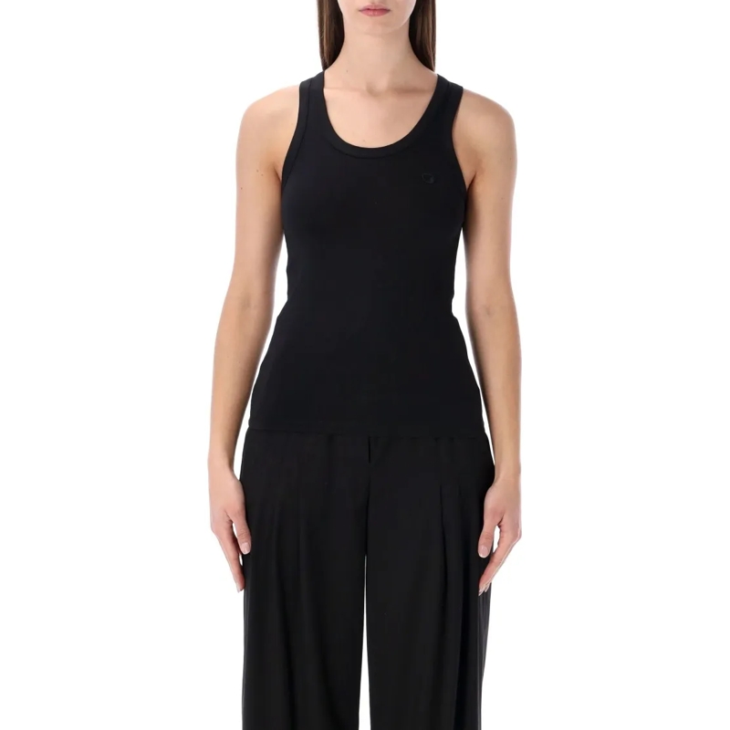 Coperni Bluse Fitted Logo Tank Top Black