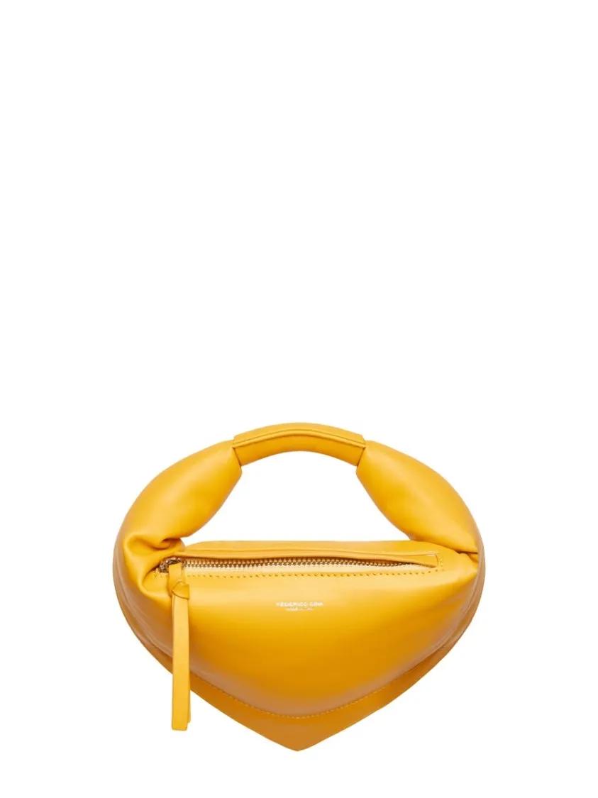Federico Cina Hobo bags Mini "Tortellino" Bag in geel