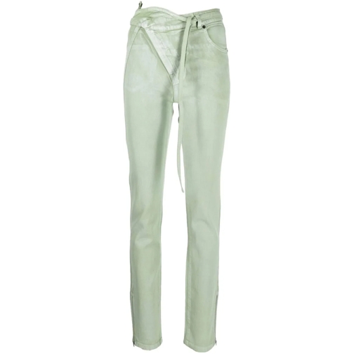 Ottolinger  Fitted Denim Pants Paint Pistachio grün