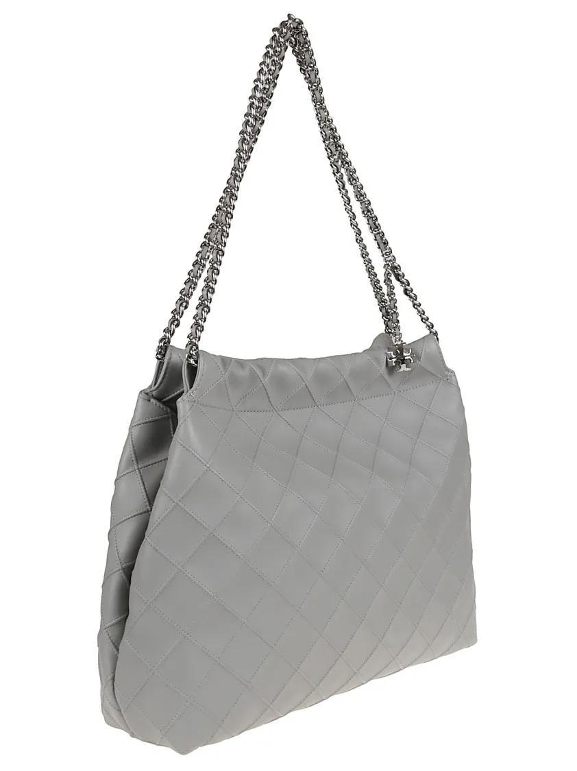 TORY BURCH Hobo bags Fleming Hobo Bag in grijs