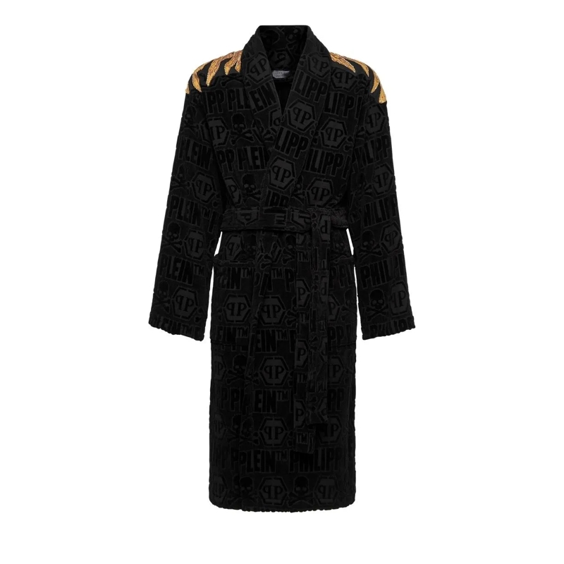 Philipp Plein  Bademantel Eagle schwarz