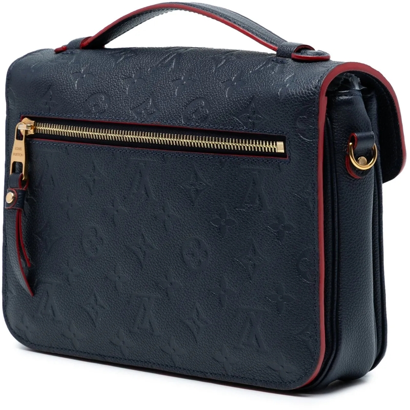 Louis Vuitton Schultertasche Monogram Empreinte Pochette Metis blau