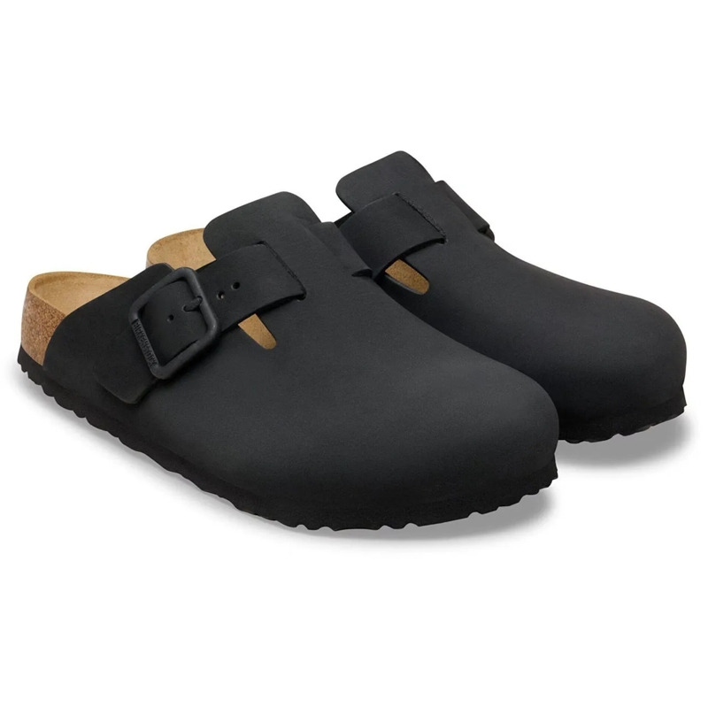 Birkenstock Hausschuhe Birkenstock Boston Wb Slippers Zwart 1031575 schwarz(Image 2)