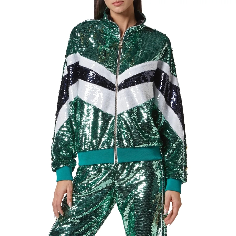 Philipp Plein Jogginghose Jogginganzug Mit Schmucksteinen grün(Image 3)