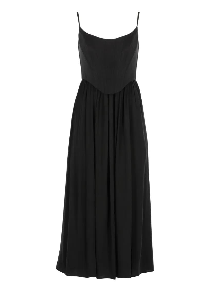 Thumbnail - Zimmermann - Corset Midi Dress - Größe 2 - schwarz