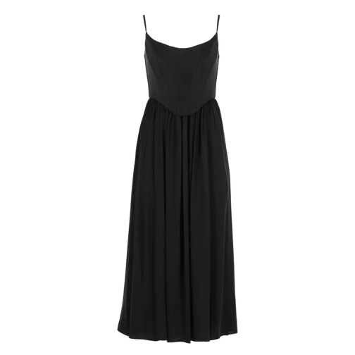 Zimmermann Midi Jurken Corset Midi Dress Black