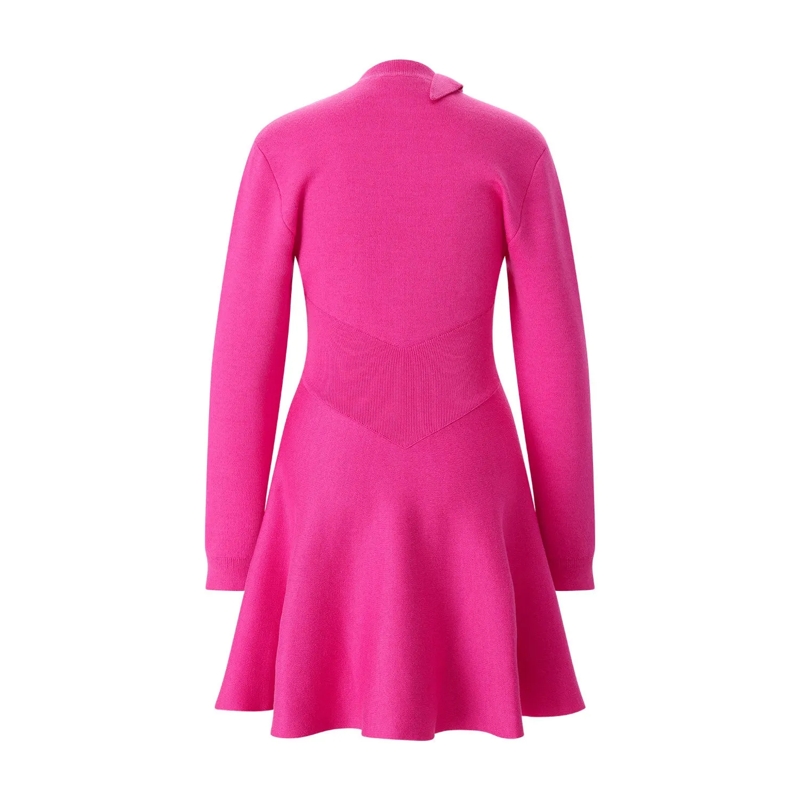 Givenchy Mini-robe Midikleid aus Woll-Mix pink(Image 3)