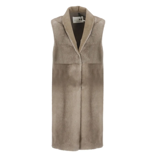 Manzoni 24  Mink Coat Grey