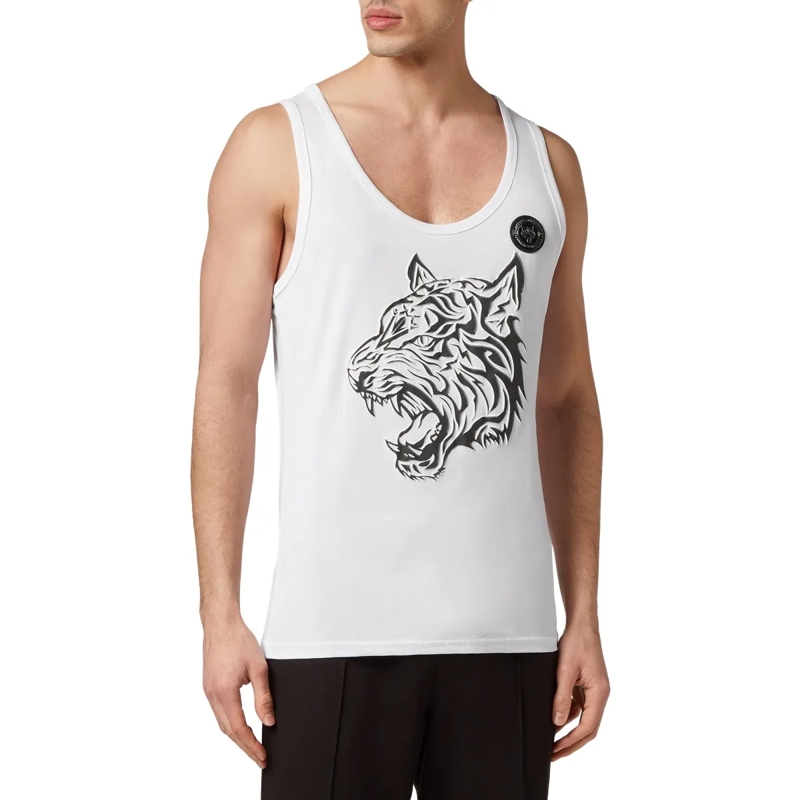 Plein Sport Top Tanktop Tiger weiss(Image 2)