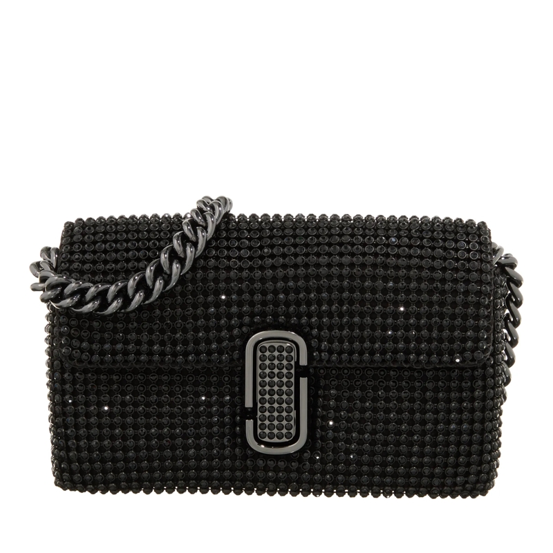 Marc Jacobs Pochette J Marc Mini Therhinestone Black