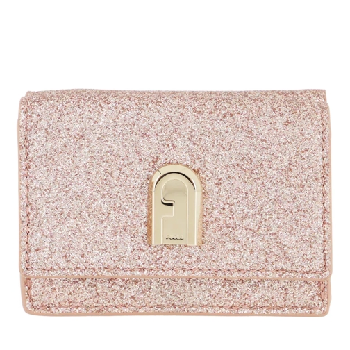 Furla 1927 Small Compact Trifold Wallet Carne Tri-Fold Portemonnee