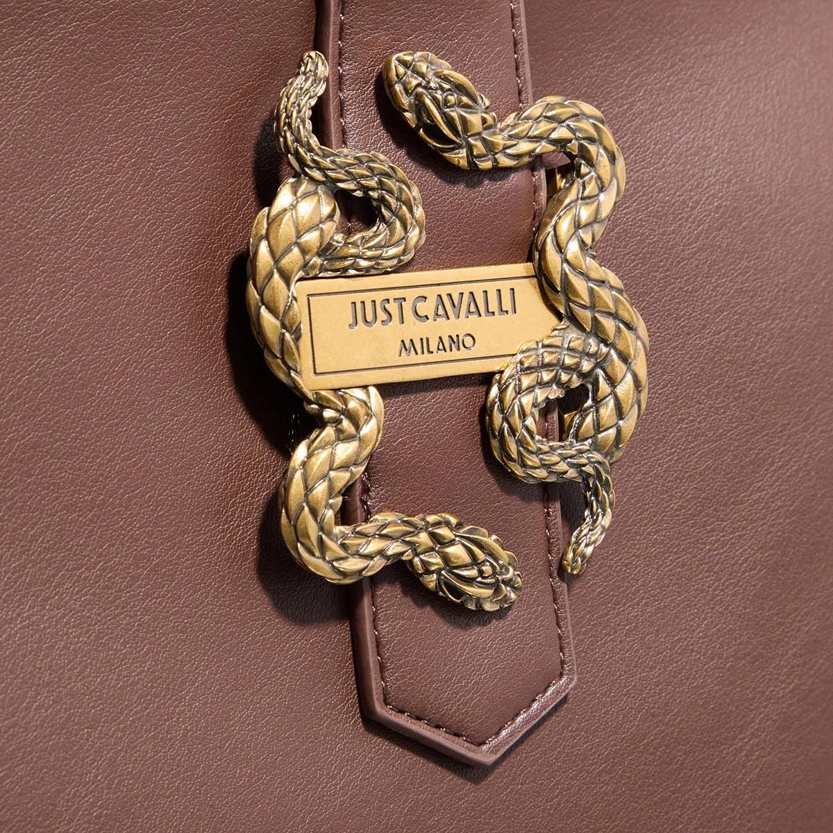 Just Cavalli Shoppers Shopping Bag in bruin