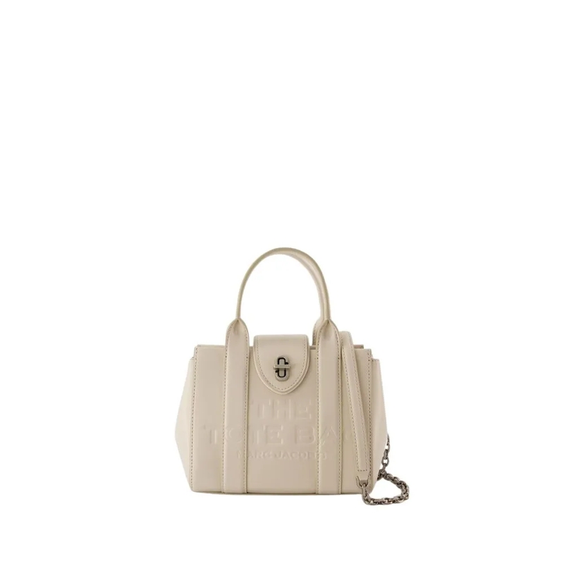 Marc Jacobs Draagtas The Mini Tote - Leather - White White