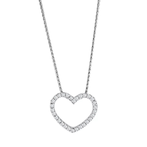 diamondline Pendant/Chain 375 30 Diamonds total approx. 0,10 c White Gold Medium Necklace