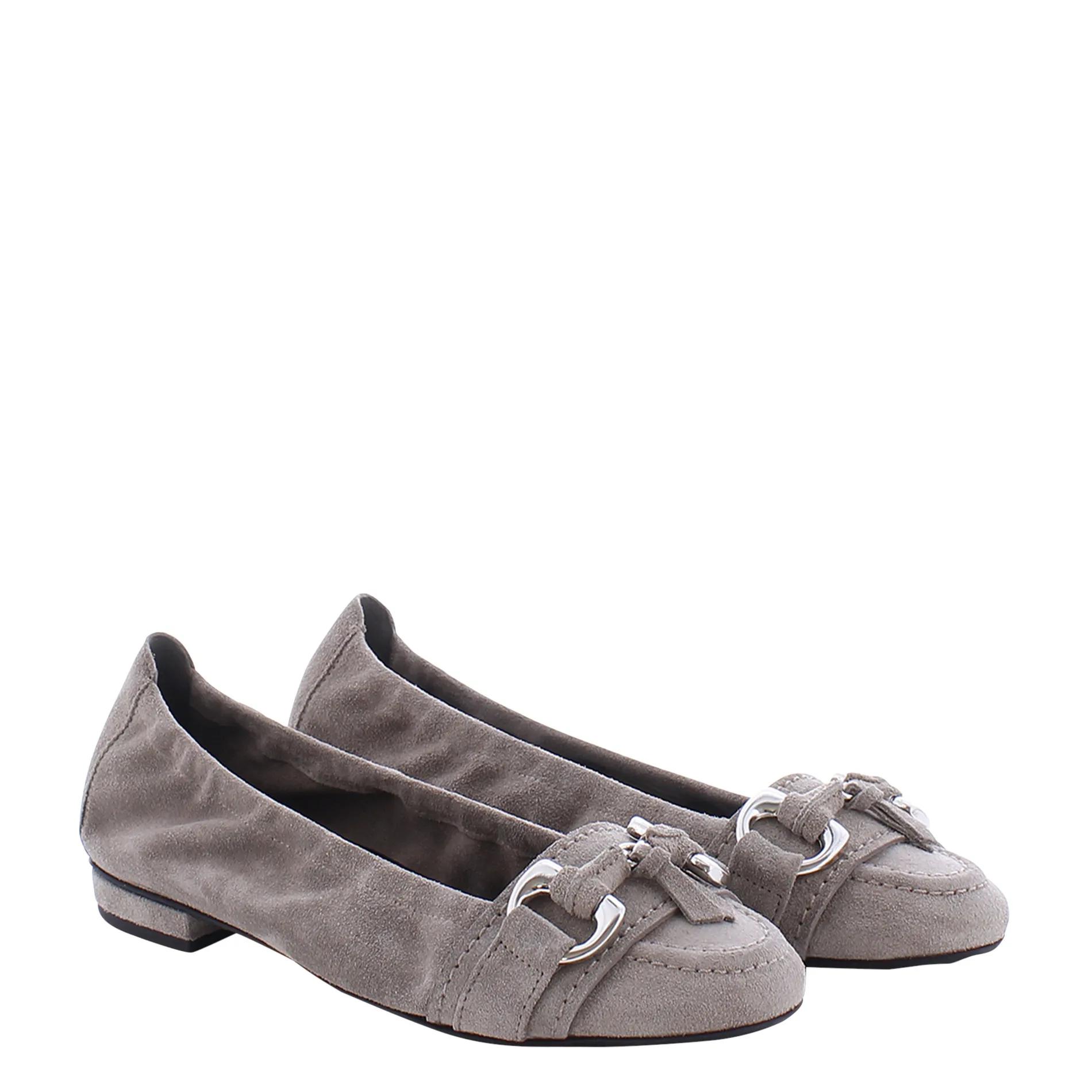 Kennel & Schmenger Slipper & Pantoletten - Ballerina MALU - Gr. 37,5 (EU) - in Grau - für Damen