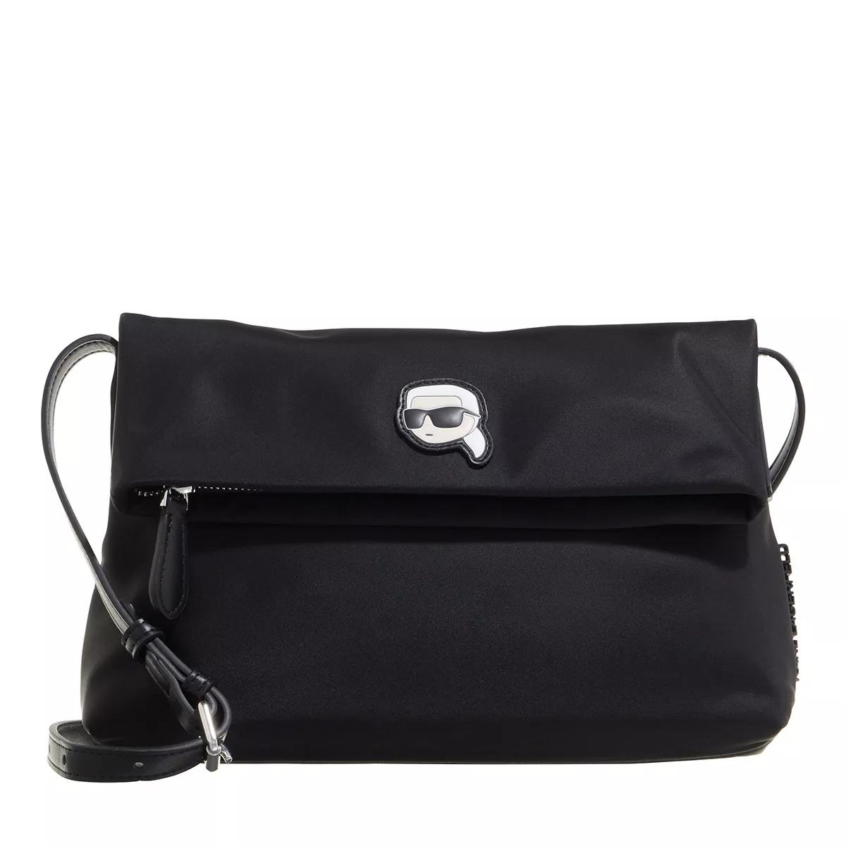 Karl Lagerfeld Crossbody Bags - K/Ikonik 2.0 Nylon Fold Cb - Gr. unisize - in Schwarz - für Damen